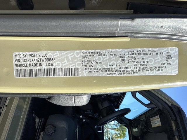 2026 Jeep Wrangler Sport