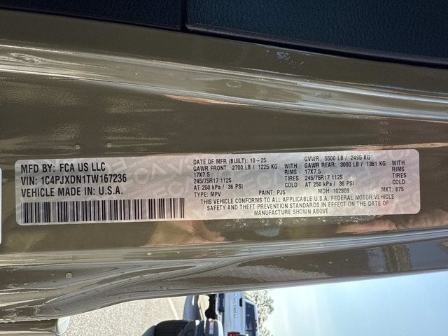 2026 Jeep Wrangler Sport