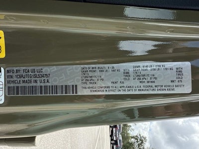 2025 Jeep Gladiator Mojave X