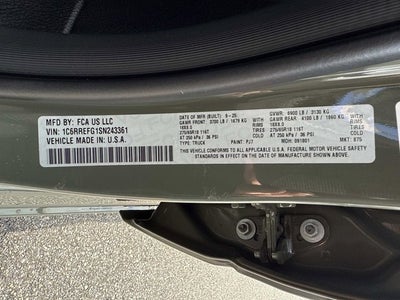 2025 RAM 1500 Big Horn