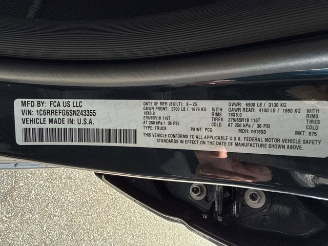 2025 RAM 1500 Big Horn