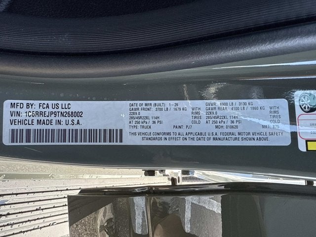 2026 RAM 1500 Laramie