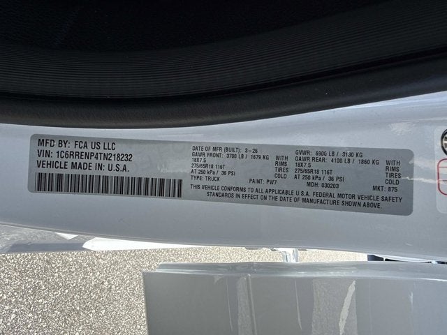 2026 RAM 1500 Tradesman
