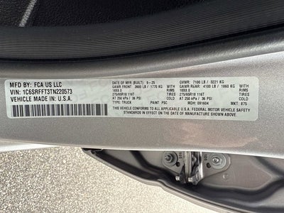 2026 RAM 1500 Big Horn