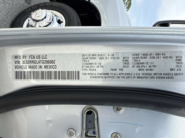 2026 RAM 3500 Tradesman