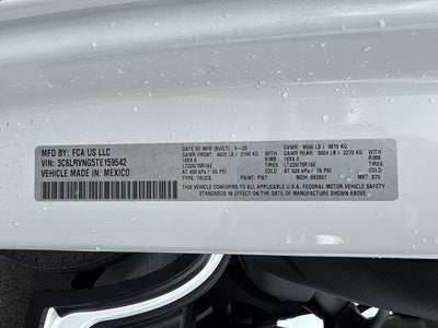 2026 RAM ProMaster Cargo Van Tradesman