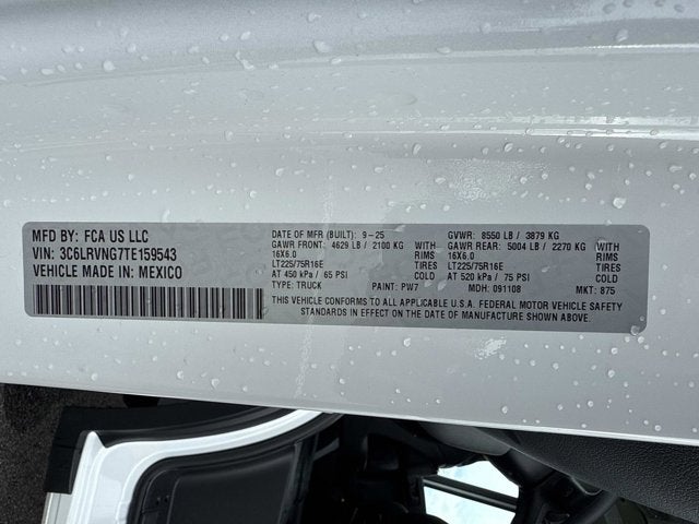 2026 RAM ProMaster Cargo Van Tradesman