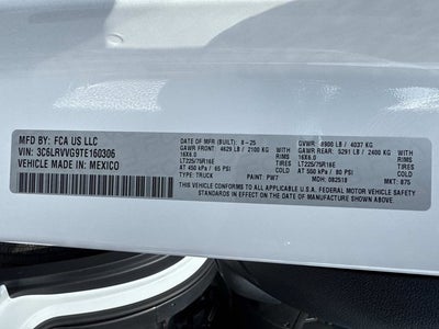 2026 RAM ProMaster Cargo Van Tradesman