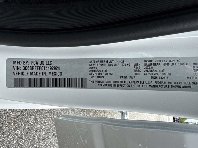 2026 RAM 1500 Big Horn