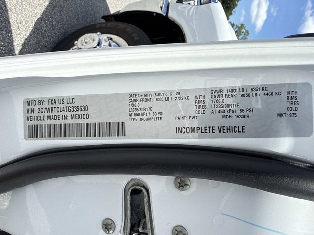 2026 RAM 3500 Chassis Cab Tradesman