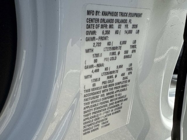 2026 RAM 3500 Chassis Cab Tradesman