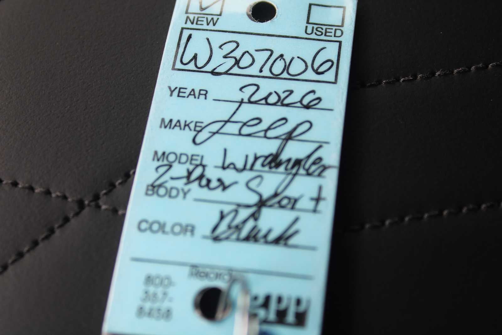 2026 Jeep Wrangler Sport