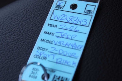 2026 Jeep Wrangler WRANGLER 2-DOOR SPORT