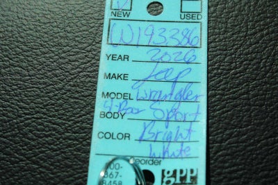 2026 Jeep Wrangler WRANGLER 4-DOOR WILLYS