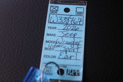 2026 Jeep Wrangler Sport S