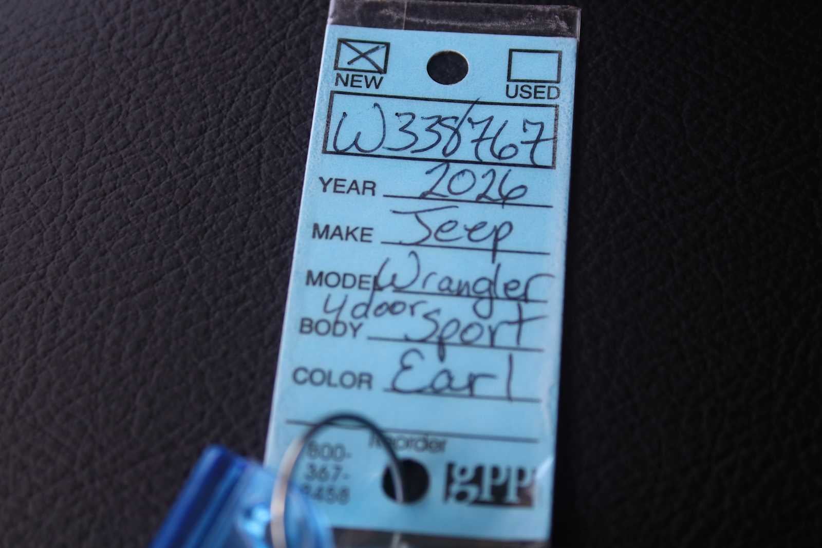 2026 Jeep Wrangler Sport S