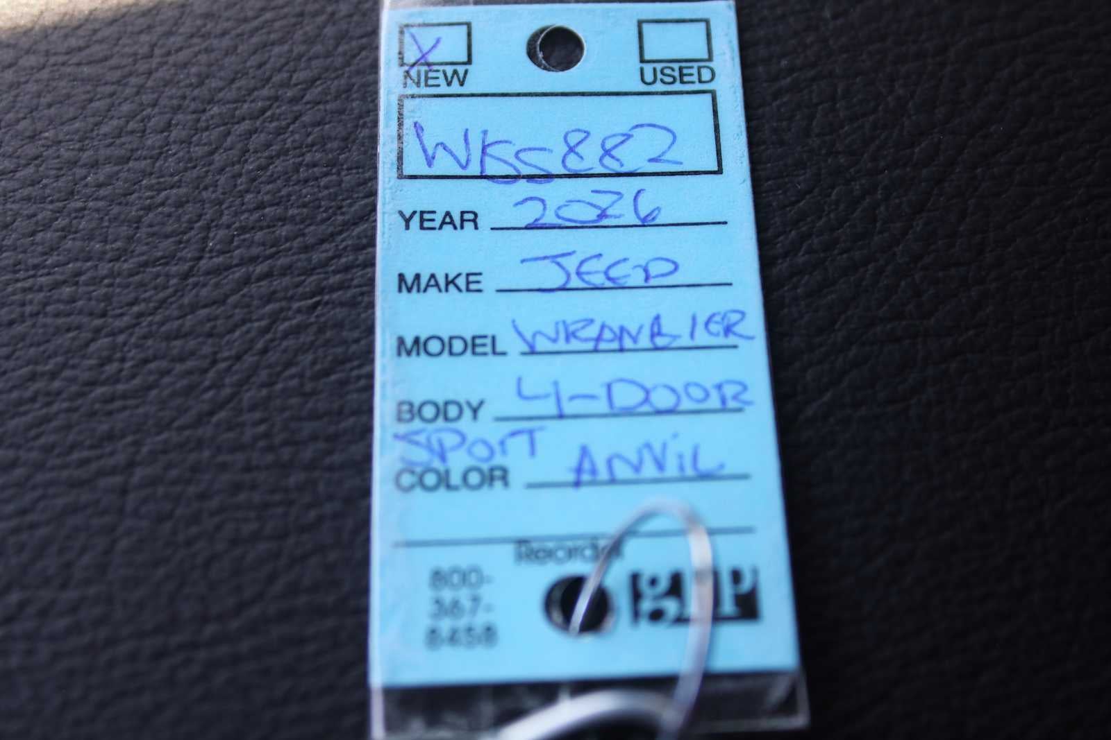 2026 Jeep Wrangler WRANGLER 4-DOOR WILLYS