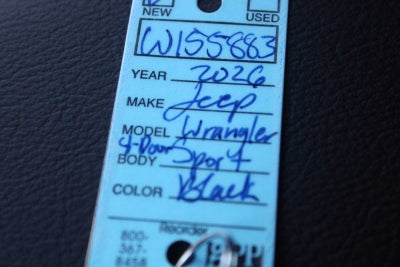 2026 Jeep Wrangler WRANGLER 4-DOOR WILLYS