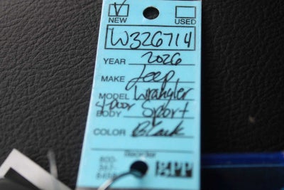 2026 Jeep Wrangler Sport S