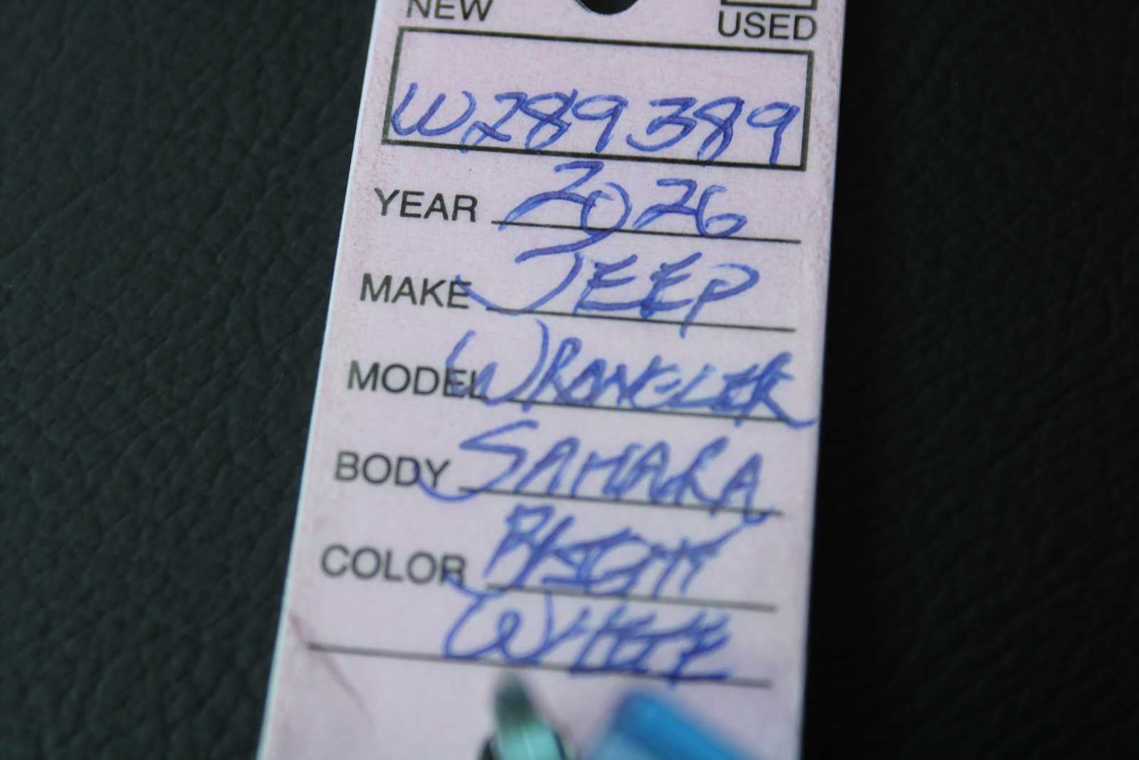 2026 Jeep Wrangler Sahara