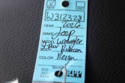 2026 Jeep Wrangler Rubicon
