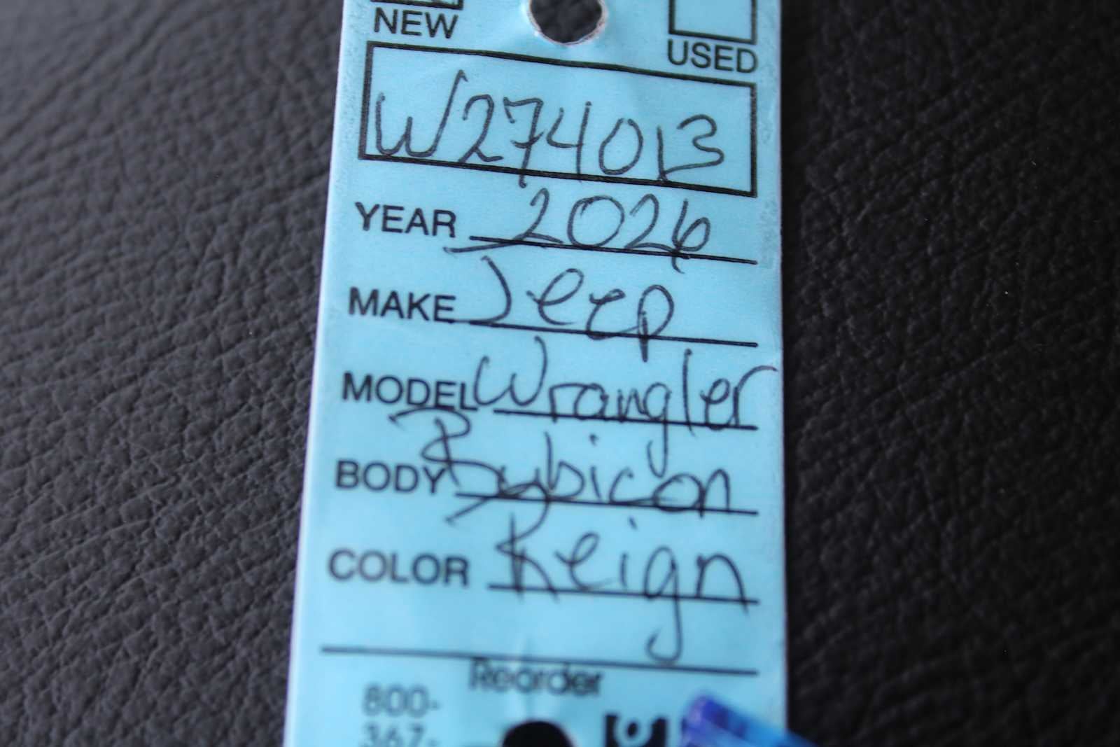 2026 Jeep Wrangler Rubicon