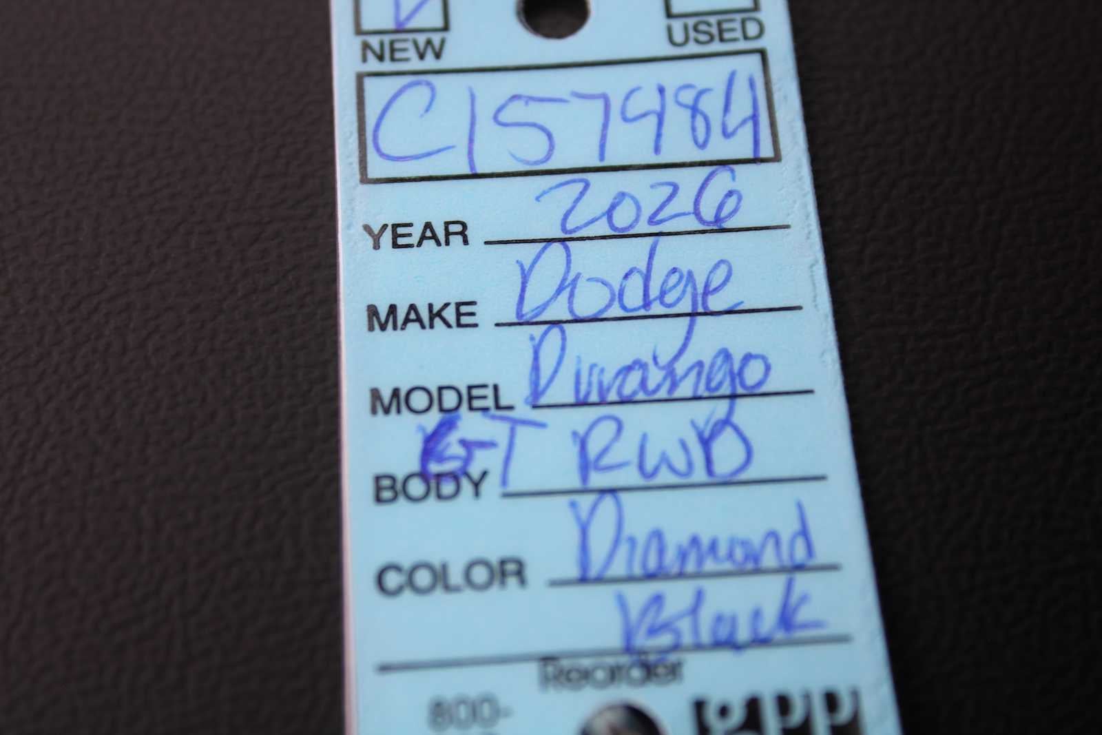 2026 Dodge Durango DURANGO GT RWD