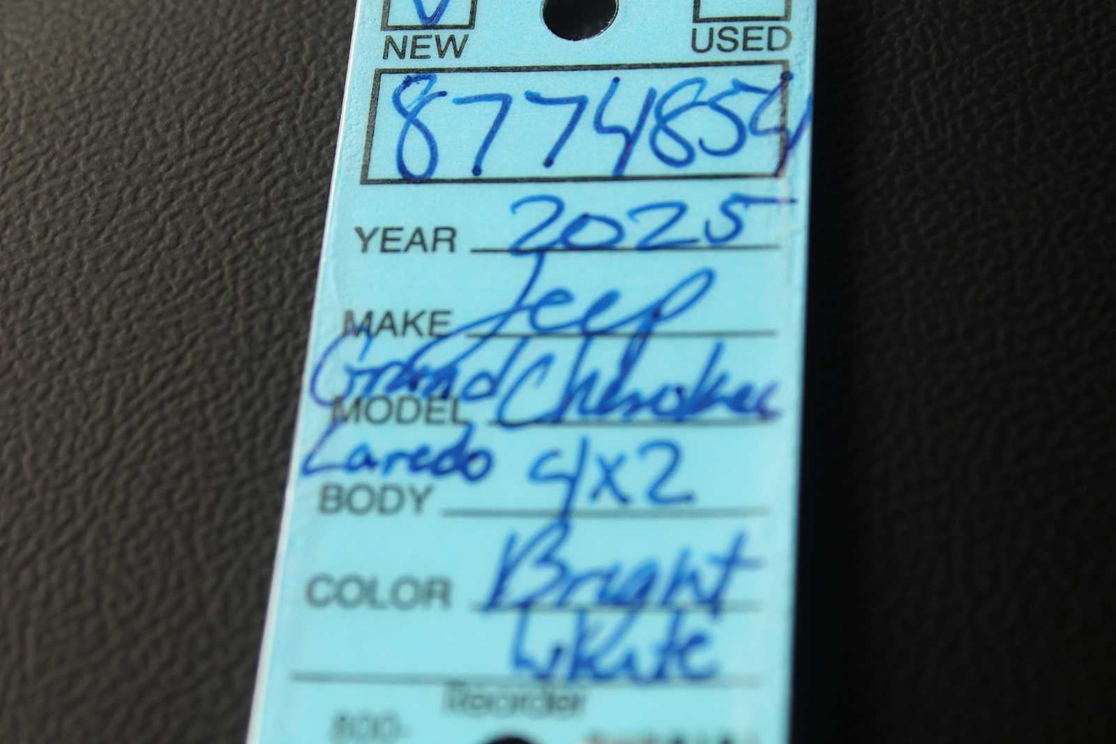 2025 Jeep Grand Cherokee GRAND CHEROKEE ALTITUDE X 4X2