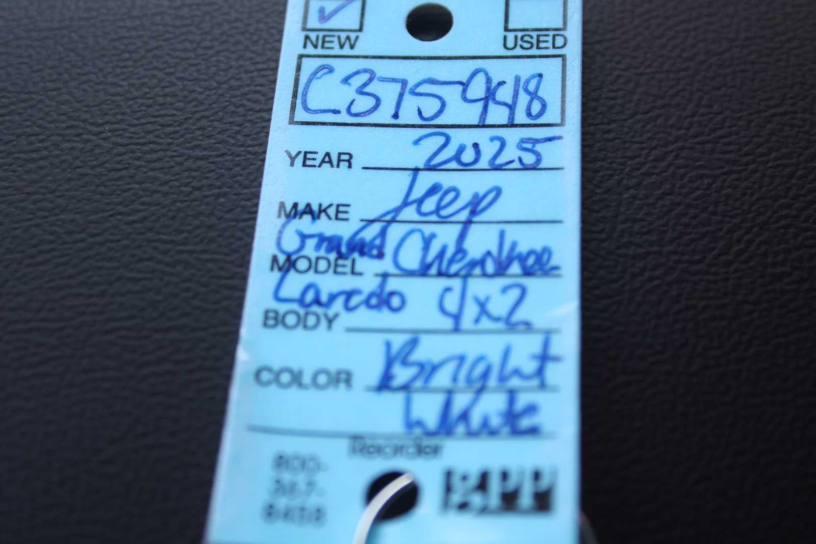 2025 Jeep Grand Cherokee GRAND CHEROKEE LAREDO X 4X2