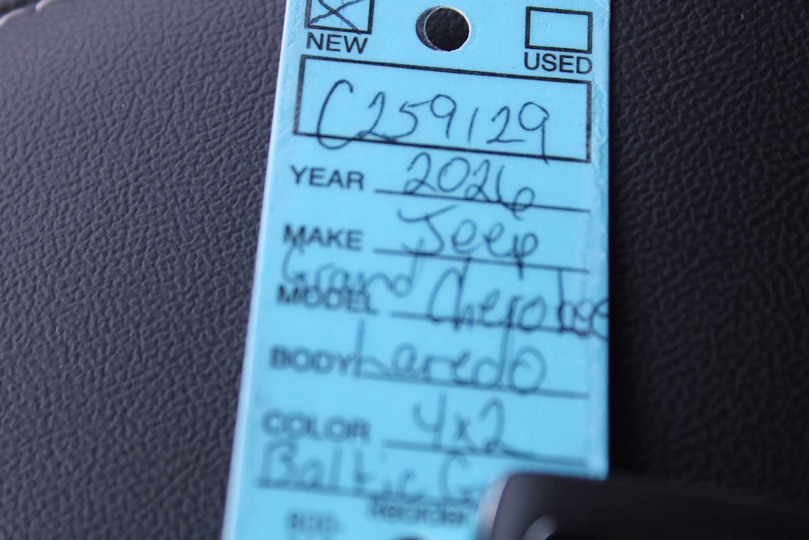 2026 Jeep Grand Cherokee GRAND CHEROKEE LAREDO ALTITUDE 4X2