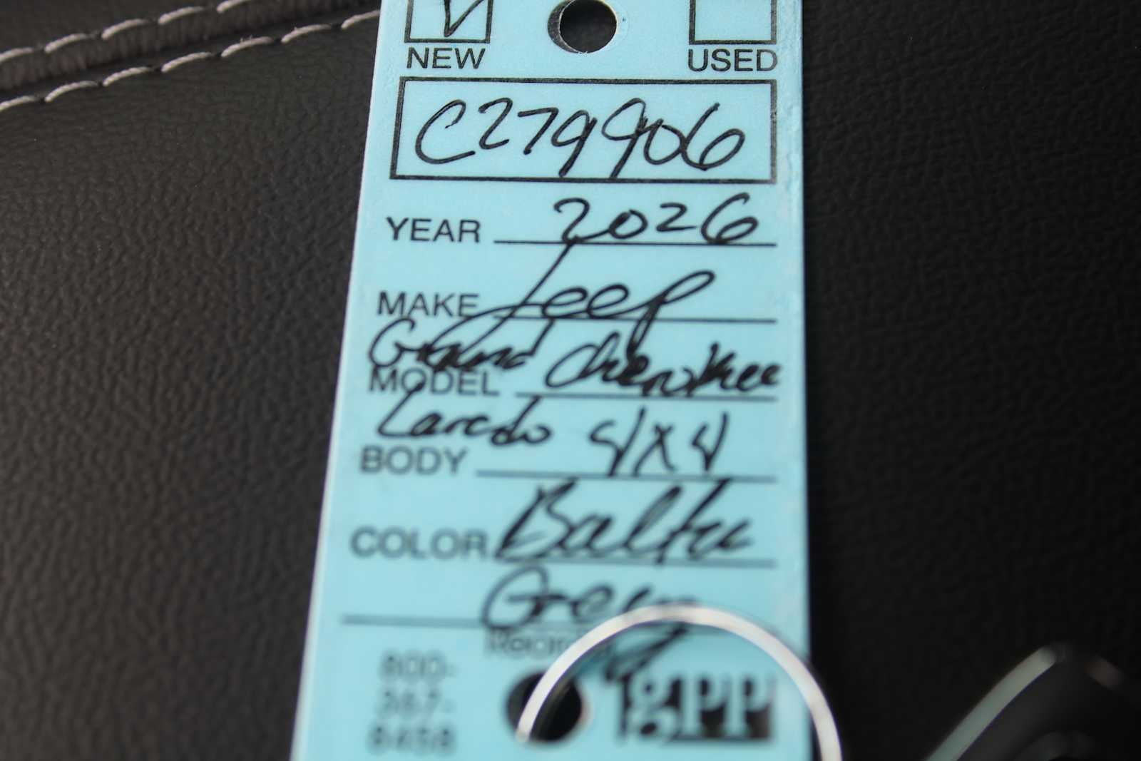 2026 Jeep Grand Cherokee Laredo Altitude