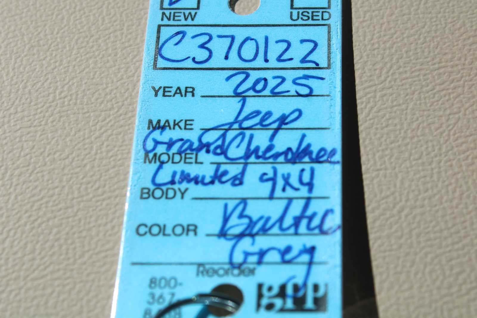 2025 Jeep Grand Cherokee GRAND CHEROKEE LIMITED 4X4