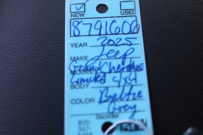 2025 Jeep Grand Cherokee GRAND CHEROKEE LIMITED 4X4