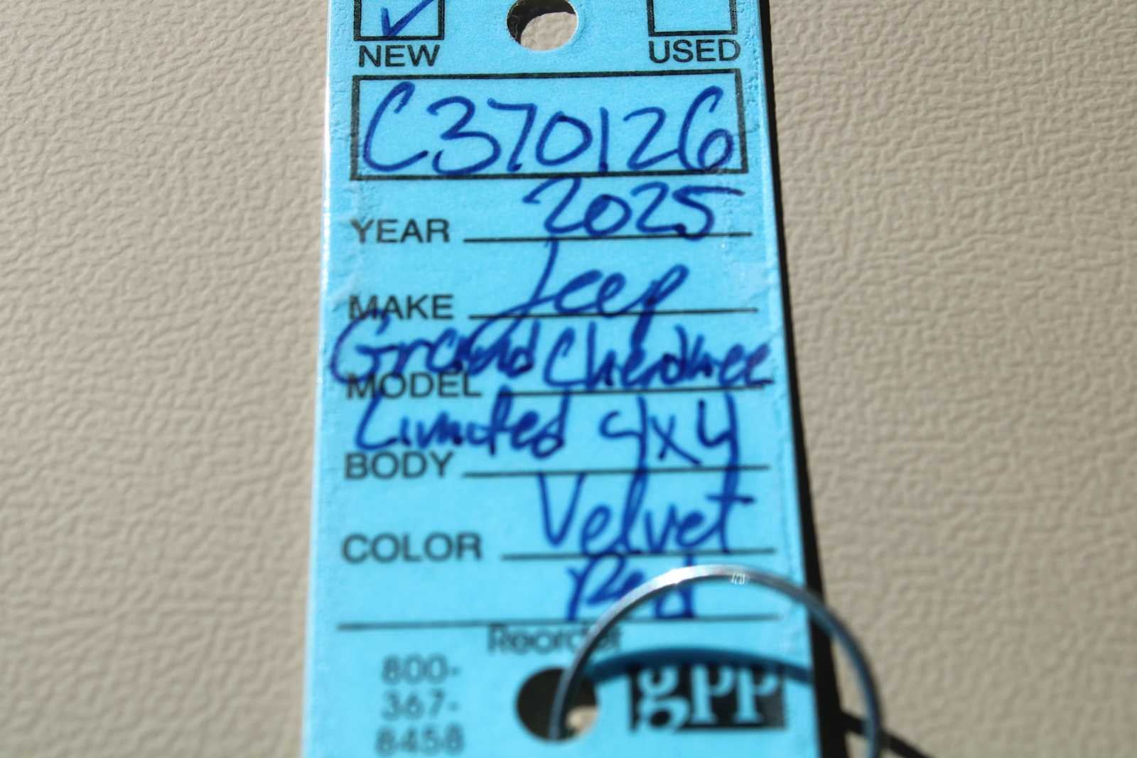 2025 Jeep Grand Cherokee GRAND CHEROKEE LIMITED 4X4