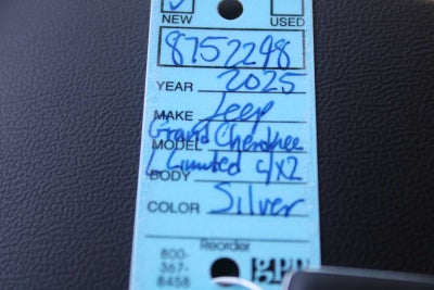 2025 Jeep Grand Cherokee GRAND CHEROKEE L LIMITED 4X2