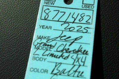 2025 Jeep Grand Cherokee GRAND CHEROKEE L LIMITED 4X4