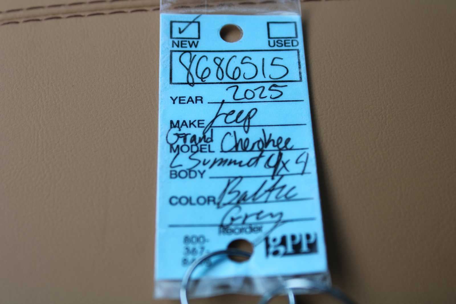 2025 Jeep Grand Cherokee GRAND CHEROKEE L SUMMIT RESERVE 4X4