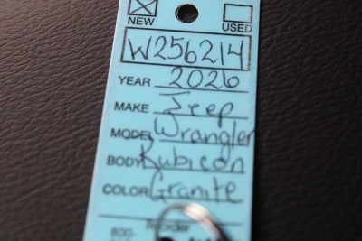 2026 Jeep Wrangler WRANGLER 4-DOOR RUBICON X