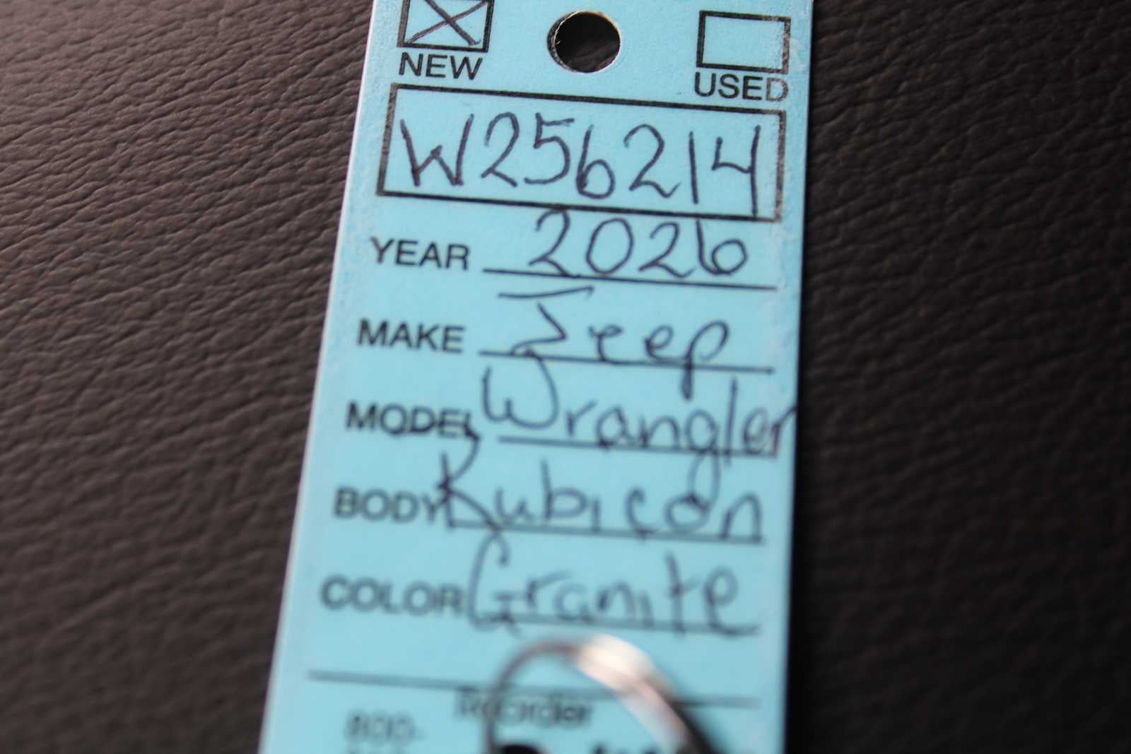 2026 Jeep Wrangler WRANGLER 4-DOOR RUBICON X