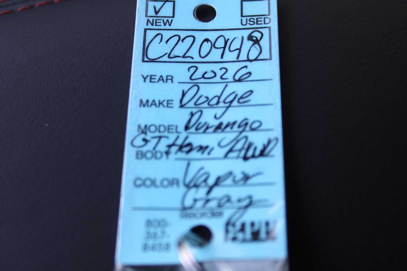 2026 Dodge Durango DURANGO GT PLUS AWD HEMI V8