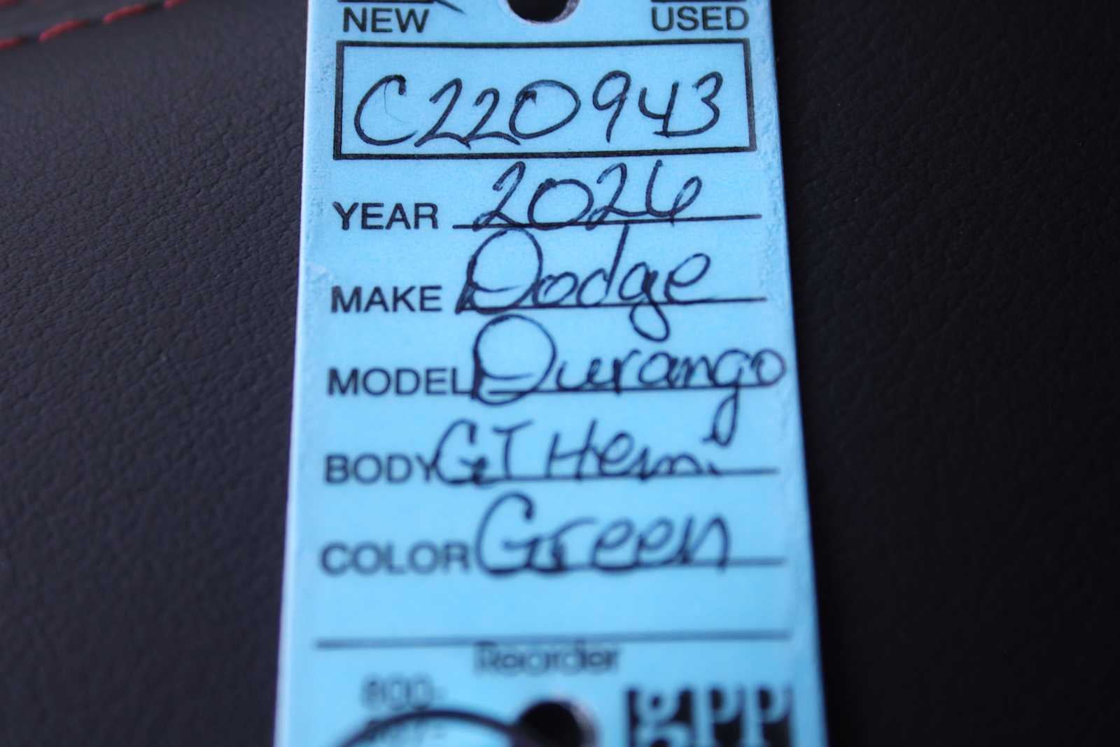 2026 Dodge Durango DURANGO GT PLUS AWD HEMI V8