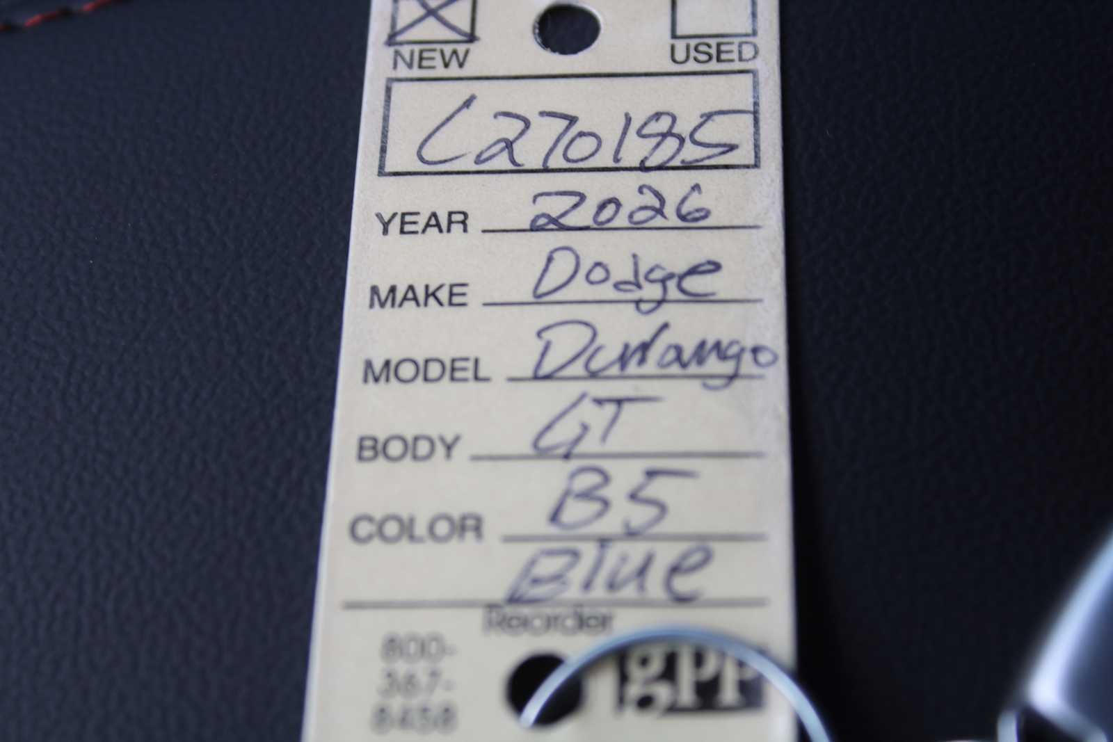 2026 Dodge Durango GT HEMI V8