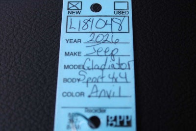 2026 Jeep Gladiator GLADIATOR SPORT 4X4