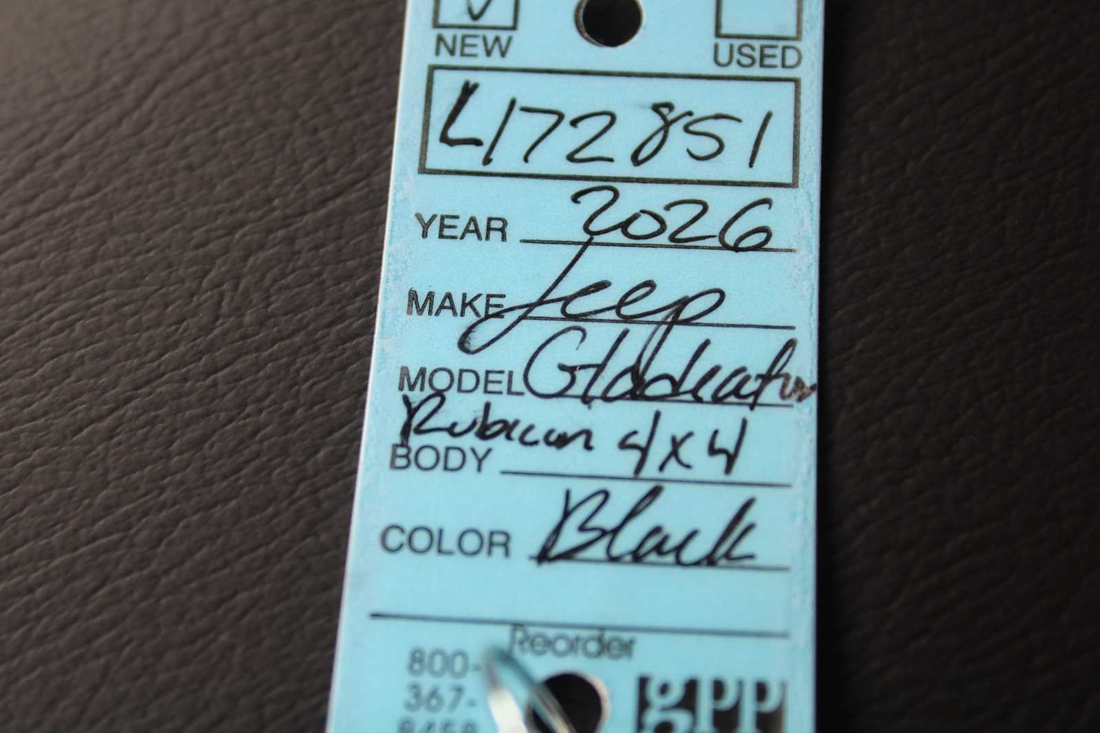 2026 Jeep Gladiator GLADIATOR RUBICON X 4X4