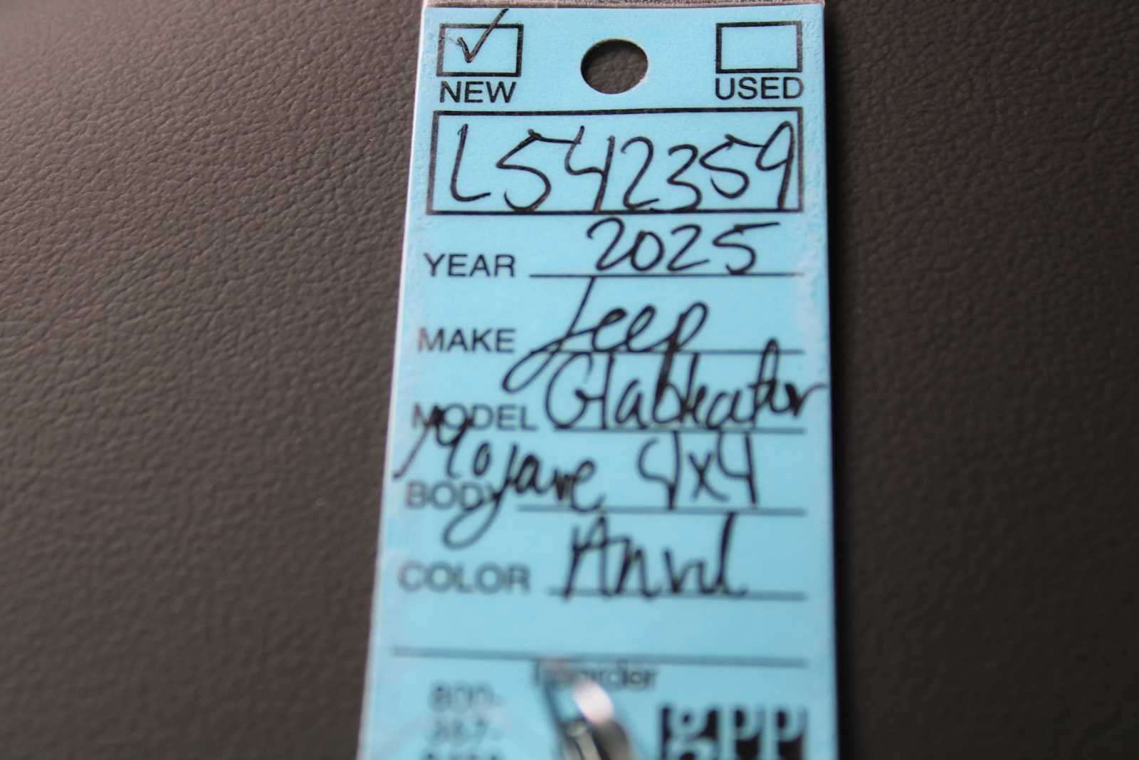 2025 Jeep Gladiator GLADIATOR MOJAVE 4X4