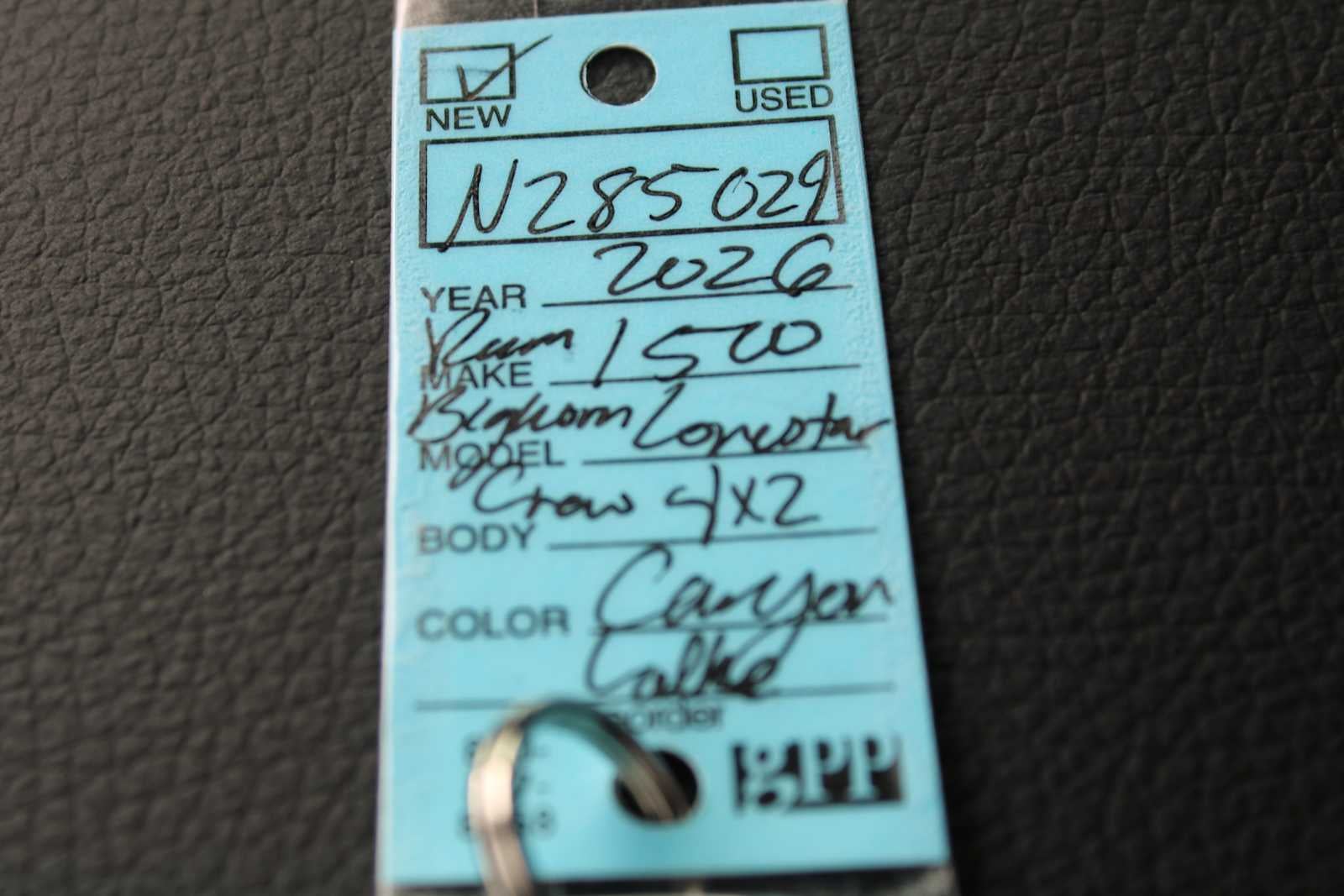 2026 RAM Ram 1500 RAM 1500 BIG HORN CREW CAB 4X2 5'7' BOX