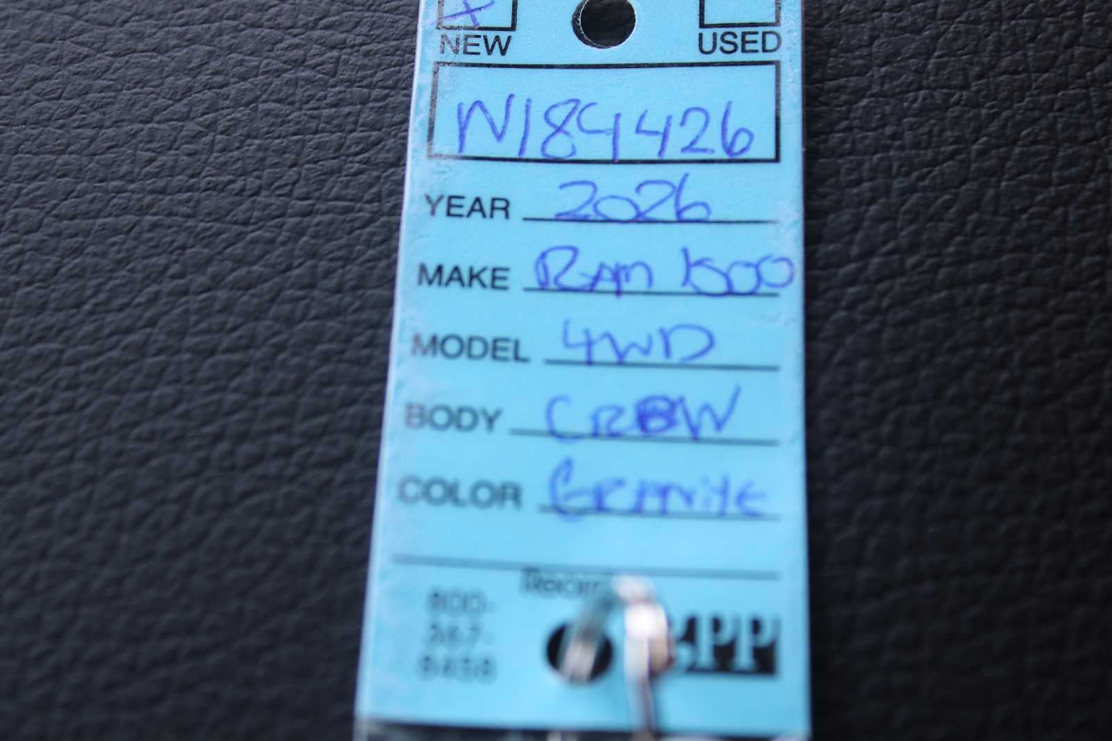 2026 RAM Ram 1500 RAM 1500 BIG HORN CREW CAB 4X4 5'7' BOX