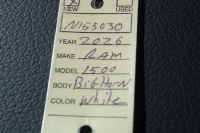 2026 RAM Ram 1500 RAM 1500 BIG HORN CREW CAB 4X4 5'7' BOX