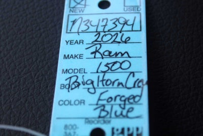 2026 RAM 1500 Big Horn