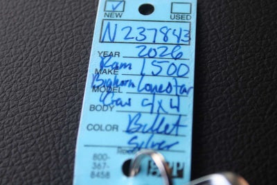 2026 RAM Ram 1500 RAM 1500 BIG HORN CREW CAB 4X4 5'7' BOX